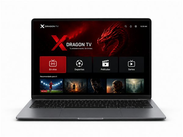 X DRAGON TV en PC y laptop